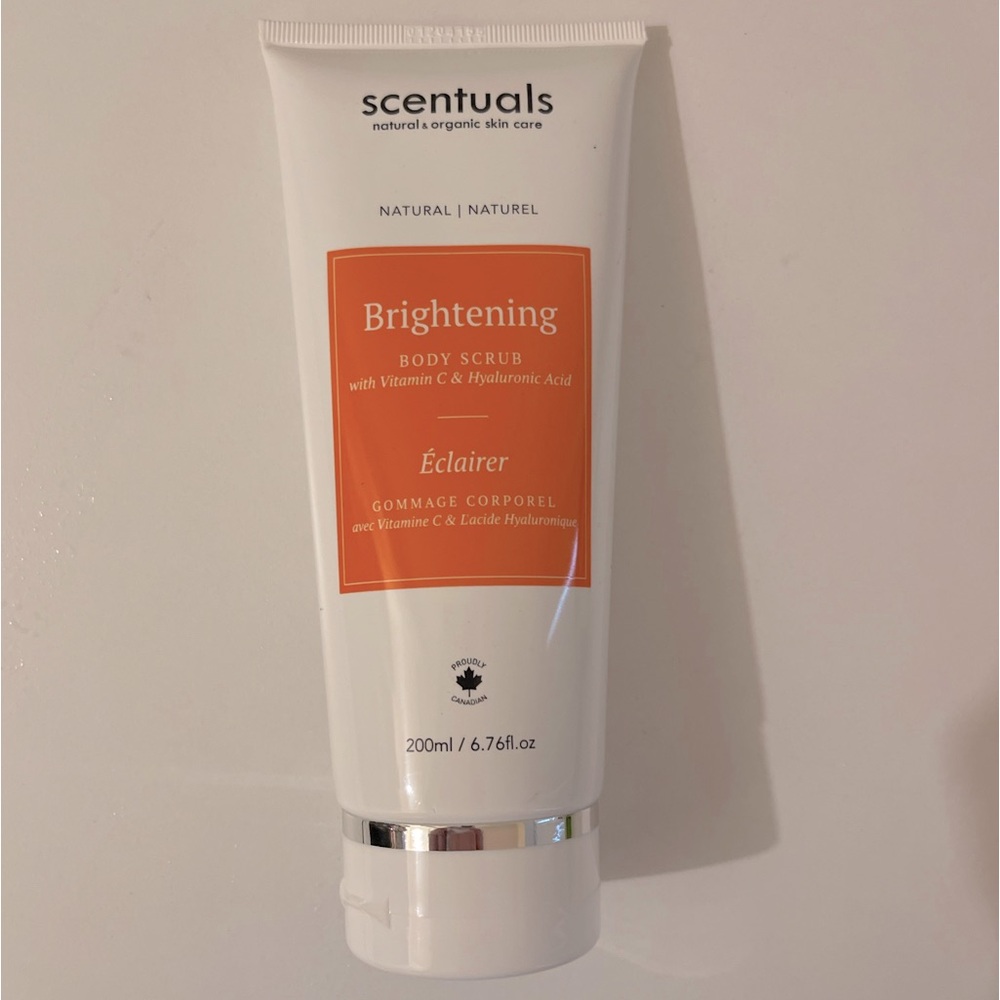 Brightening Body Scrub by Scentuals natural and organic skin care